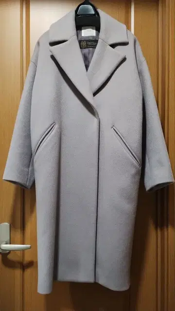 [IENA] 이에나 만테코 오버 체스터 코트 카라 부착 그레이 B 36