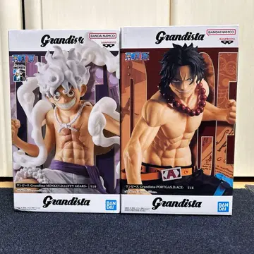 Grandista 원피스 피규어 세트 에이스 루피 니카