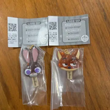 가챠 주토피아 아이스 캔디 참 닉 주디 2종 세트