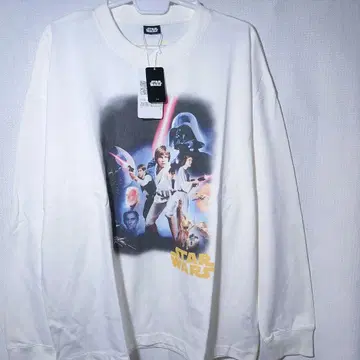 새상품 론T XL 스타 워즈 에피소드 4 영화 피그먼트 긴팔 티셔츠