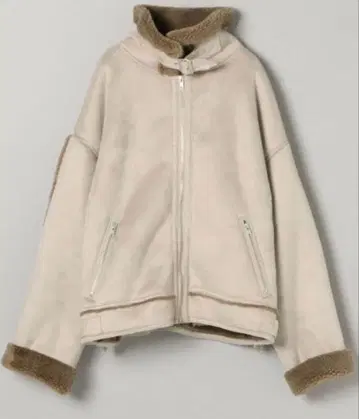 JEANASIS 보아 B-3/918887 베이지 무스탕풍 자켓