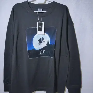 새상품 롱T XL ET 엘리엇 포스터 영화 피그먼트 긴팔T셔츠