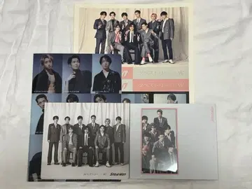 Snow Man CD 클리어 파일 특전 세트