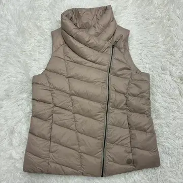 [새상품급] 엘엘빈 다운 베스트 핑크 베이지 충전솜 L