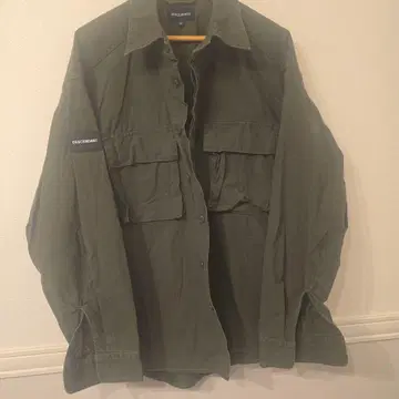 올리브색 밀리터리 셔츠 코튼