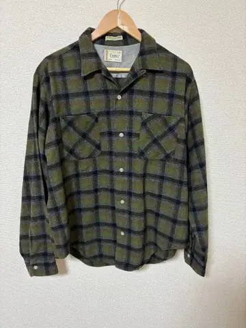 CAMPUS 옴브레 울 셔츠 70년대