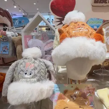 주토피아 닉 주디 MINISO 디즈니 팬캡 모자