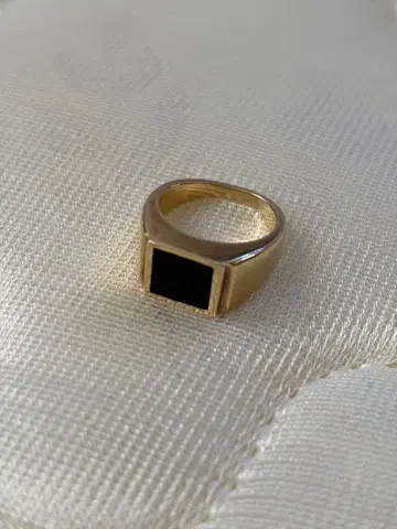 R.ALAGAN / SIGNET RING / ONYX