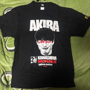 미사용 새상품 하드코어 초콜릿 라비트 카와시마 아키라 T셔츠 L사이즈