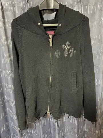 SKOOT RECLUSE KNIT HOODIE ( 니트 후드티 )