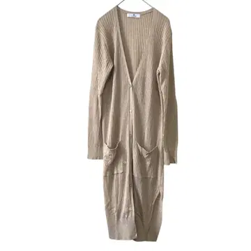 어반 리서치 서니 라벨 마 혼방 롱 니트 가디건 슬릿