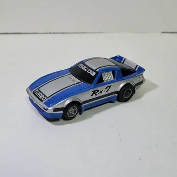 에포크사 HO 슬롯카 MAZDA RX-7 은색 x 파랑