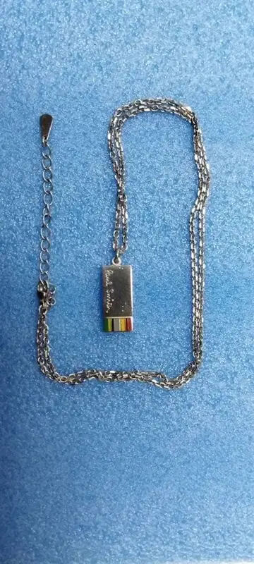 Paul Smith 컬러풀 스트라이프 목걸이