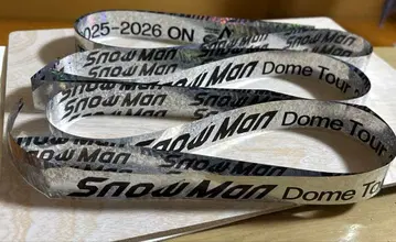 SnowMan Dome Tour 2025-2026 은색 테이프 3개 세트