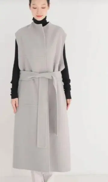 컨디션 최상 하벨 스튜디오 HAVEL studio 베스트 코트 그레이지