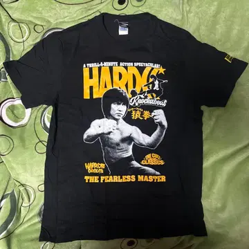 미사용 새상품 하드코어 초콜릿 윤표 원숭이권법 T셔츠 L사이즈