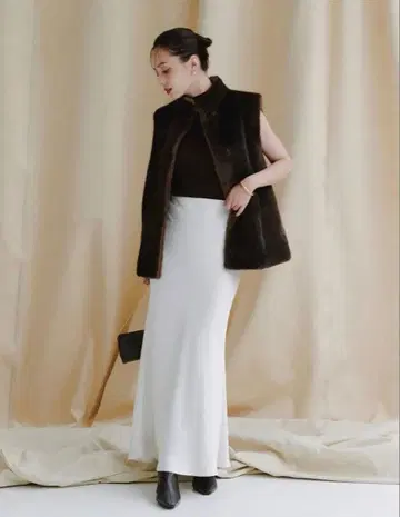 anuans 새틴 내로우 스커트 미개봉 새상품