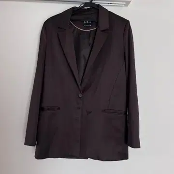 ZARA 테일러드 자켓 다크 브라운