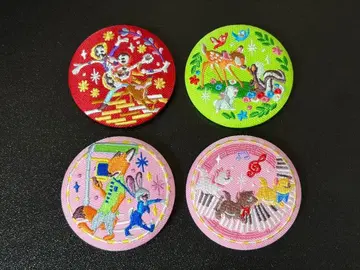 Disney Characters 자수 캔뱃지 비스킷2