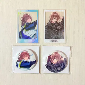 미도 토라오 10주년 캔뱃지 아크릴 포토 카드
