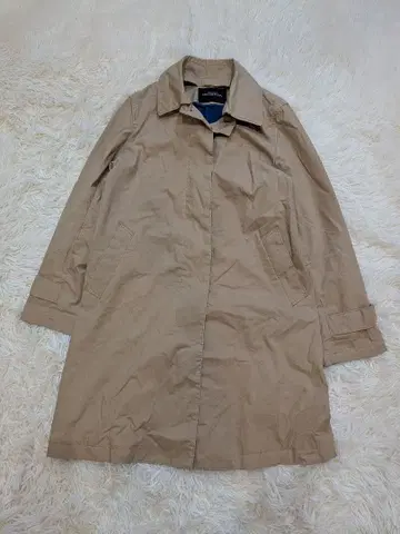 유나이티드 애로우즈 그린 라벨 릴랙싱 베이지 롱 코트 얇은 소재