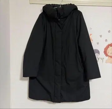 UNIQLO 하이브리드 다운 코트 M 블랙