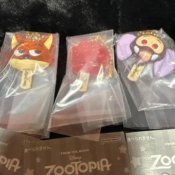 주토피아 아이스캔디 참 3종 세트