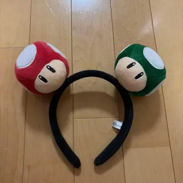 마리오 버섯 디자인 머리띠