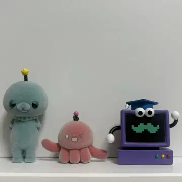 교육 방송 타마 시무룩 플로키 피규어 가챠가챠 박사 파울