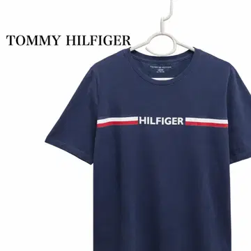 TOMMY HILFIGER 타미힐피거 로고T셔츠 네이비 XL 반팔