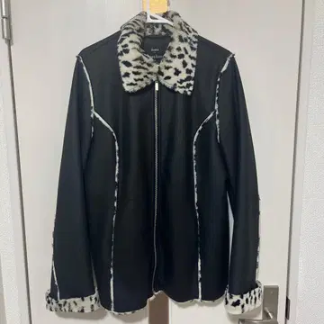 dENNIS bASSO 레오파드 퍼 자켓