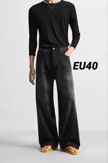 ZARA 자라 엑스트라 배기핏 청바지 EU40 jp31