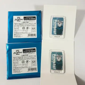 주토피아 파우버트 아크릴 마그넷