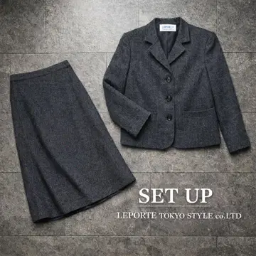 LEPORTE TOKYO STYLE 비즈니스 정장 세트 그레이