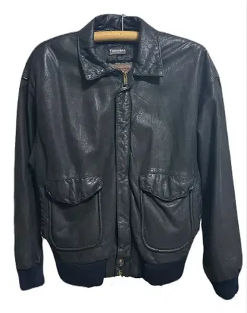 bound 천연 가죽 짧은 봄버 재킷