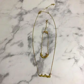 케이트 스페이드 오리 목걸이와 팔찌 세트