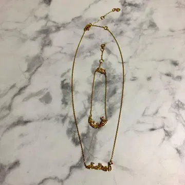 케이트 스페이드 오리 목걸이와 팔찌 세트