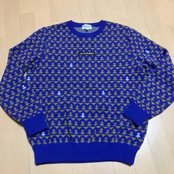 Jack Bunny 트리 패턴 니트 스웨터
