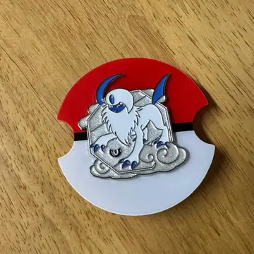 한국 공식 포켓몬 앱솔 랜덤 핀배지 배지