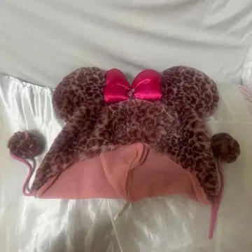 미니 레오파드 무늬 팬 캡