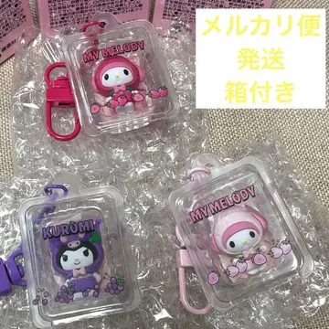 산리오 후르츠 시크릿 키링 마이멜로디 쿠로미 멜로쿠로