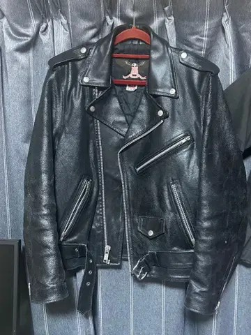 VANGUARD LEATHER 더블 라이더 자켓 천연 가죽 usa