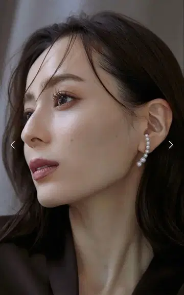 anuans/커브 펄 귀걸이