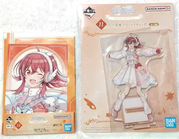 샤니마스 제일복권 코미야 카호 아크릴 스탠드, 안내장의 2점 세트