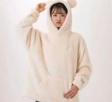 디즈니 후드티 보아 복슬복슬 화이트 미키