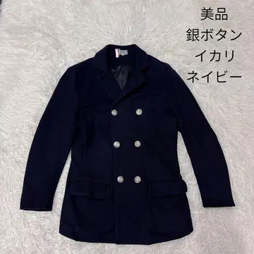테일러드 자켓 L 네이비 은색 버튼 더블 네이비색 재킷 닻 버튼 새상품급