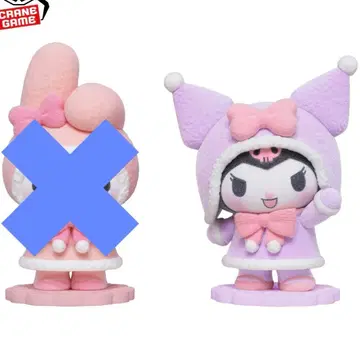 산리오 쿠로미 Fluffy Puffy 피규어