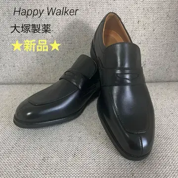 미사용 Happy Walker 오츠카제화 블랙 폭넓은 26EEE 4E