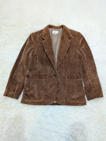 브라운 코듀로이 테일러드 자켓 사이즈 11