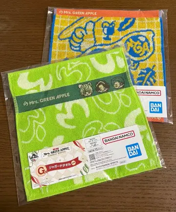 Mrs. GREEN APPLE 제일복권 G상 자카드 타월 2장